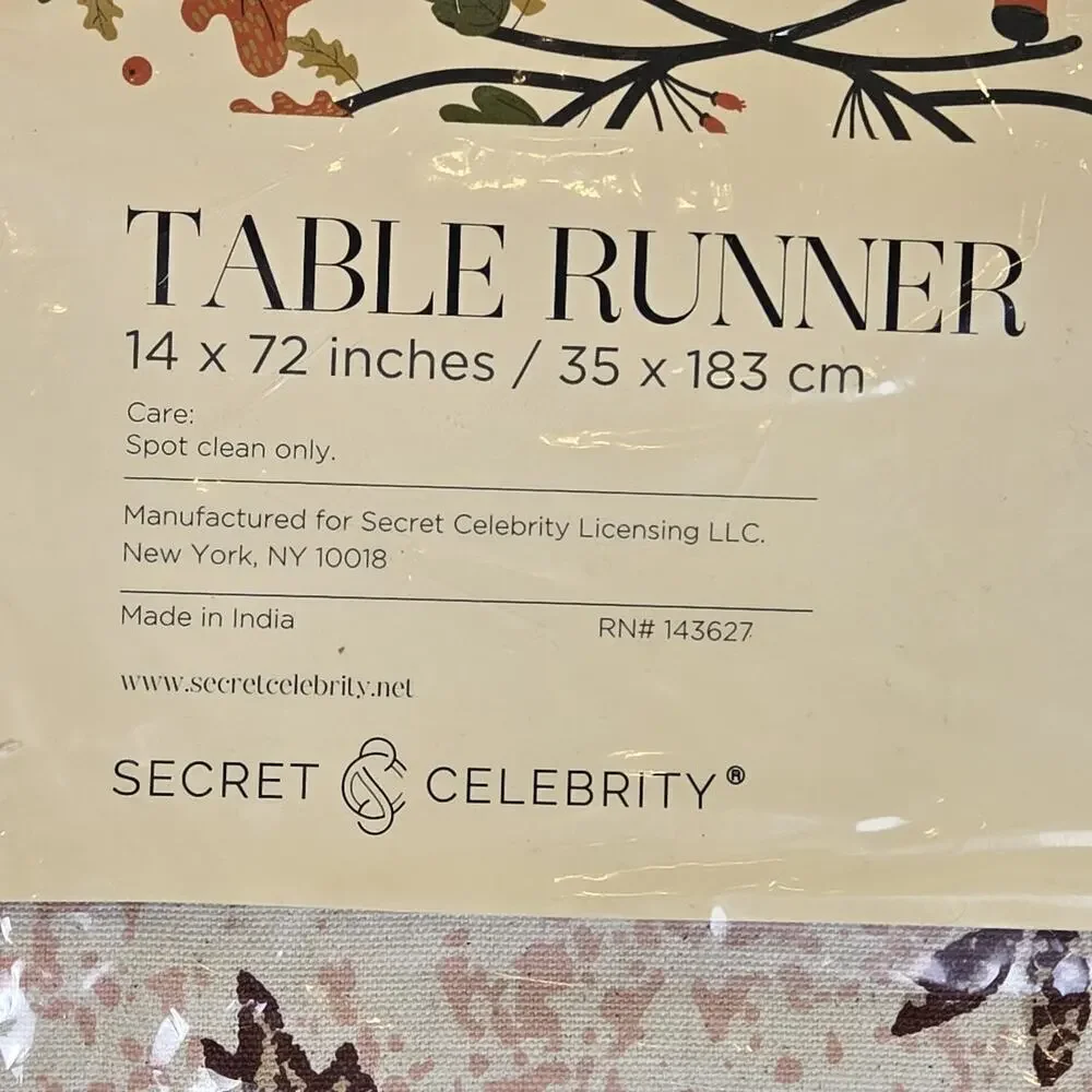 Retreat by Secret Celebrities embroidered tassels